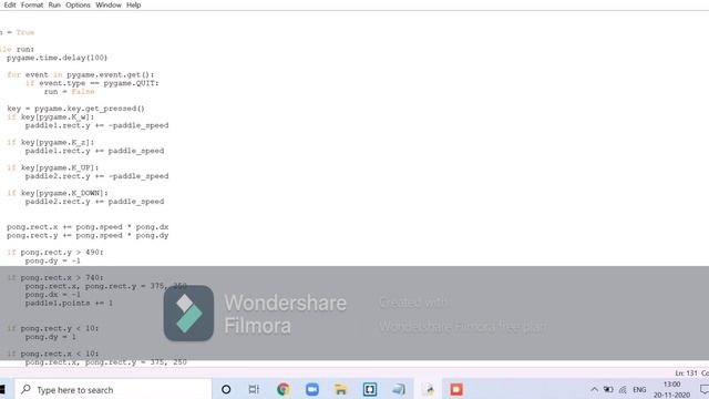 How to make a Ping-Pong game on python смотреть онлайн