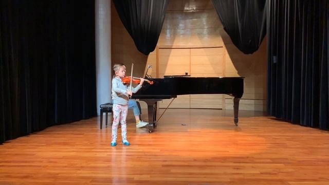 Sabrina Wang (age6) Concerto No.23 3rd Mvt  By Viotti