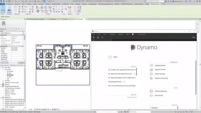 Revit Rooms From DWG Links And Room Parameter Mappings From Excel With Dynamo смотреть онлайн