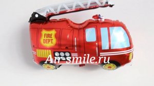 Фольгированный шар пожарная машина 81 см