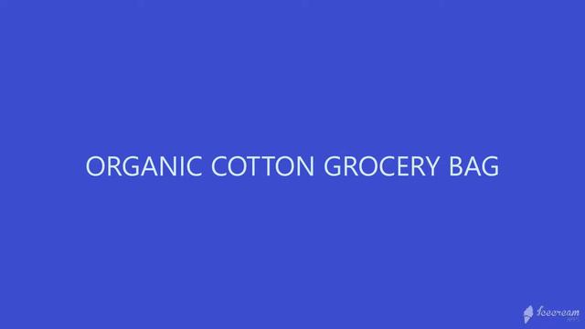 GOTS ORGANIC COTTON GROCERY BAG смотреть онлайн