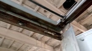 Цепной механизм для складывания тента.