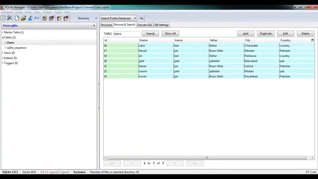 Java SWING #23 - (Advanced) Search Data In Database Using Java Netbeans SQlite (MsSql)