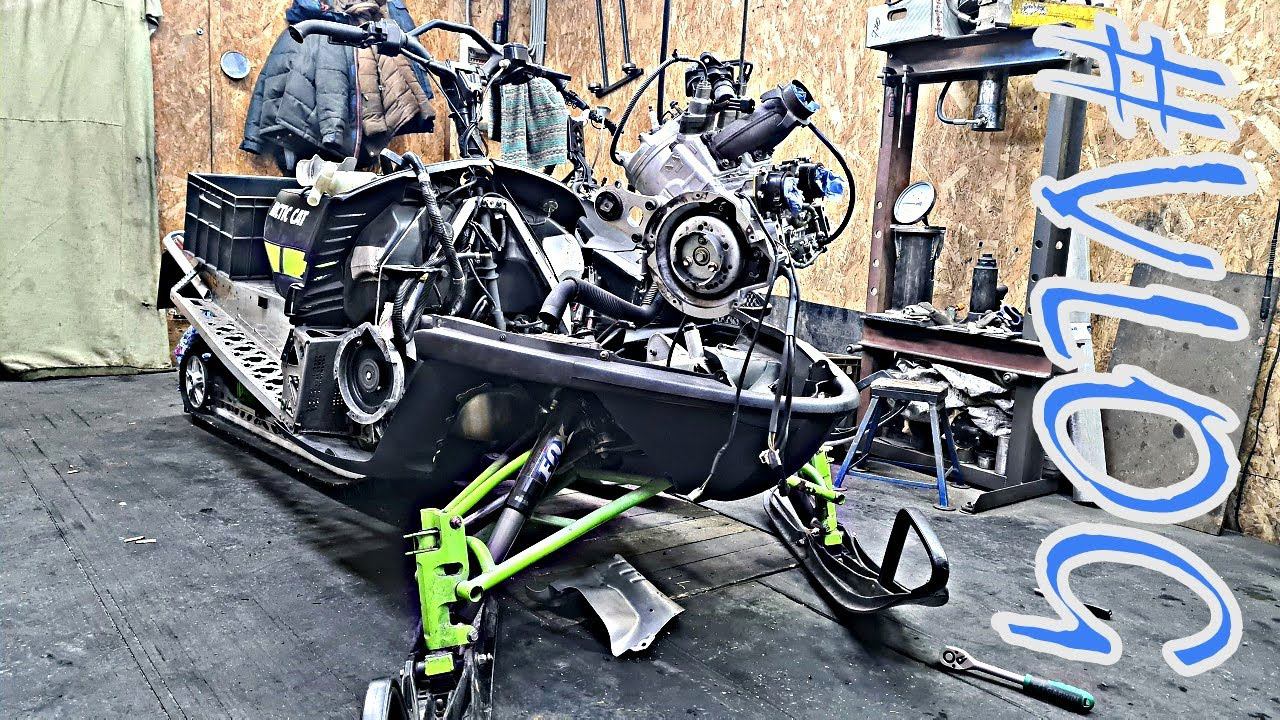 Сборка мотора SUZUKI B80 Arctic Cat CrossFire смотреть онлайн