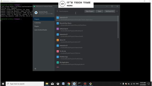 How to clone any project from GitHub | It's Tech Time смотреть онлайн