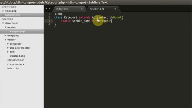 Tutorial Slim Micro Framework : Operasi Database Menggunakan PHP Active Record смотреть онлайн