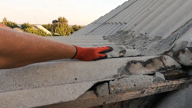 ПОЛНАЯ РЕСТАВРАЦИЯ шиферной крыши смотреть онлайн