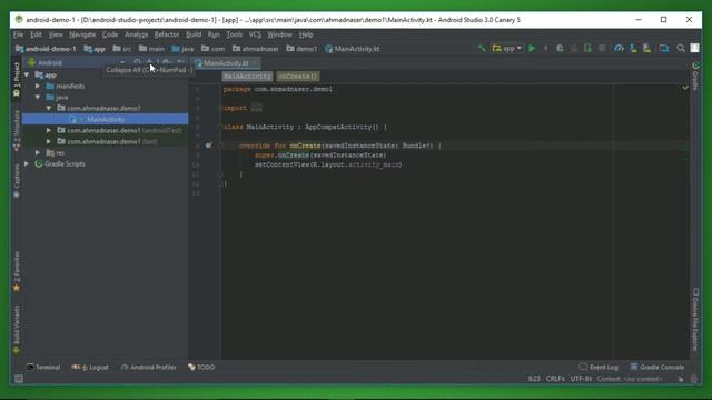 3 1 explore android studio UI and Menus - Android O And Kotlin Arabic смотреть онлайн