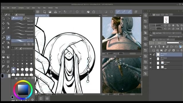 DRAWING The Oracle Envoys In CLIP STUDIO смотреть онлайн