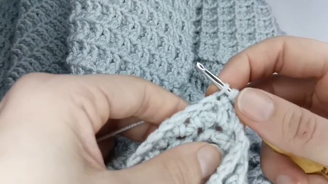 Два прямоугольника и кардиган готов!!! Кардиган крючком. смотреть онлайн