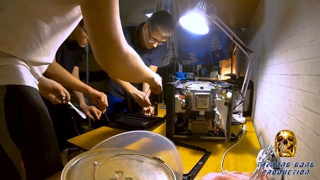 Разбор микроволновки DEXP с целью уничтожения тараканов смотреть онлайн