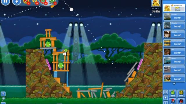 Angry Birds Friends Tournament Level 3 Week 3 - June 4 2012 (3 Star) 135,440pts смотреть онлайн