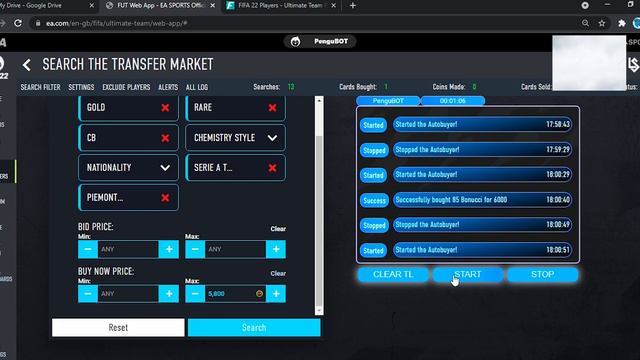 FIFA 22 | AutoBuyer | Fast Sniping bot | 300K Per Hour I New Edition смотреть онлайн
