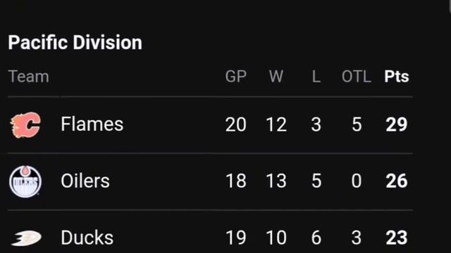 NHL standings 2021 | National Hockey league standings as of 24th November смотреть онлайн