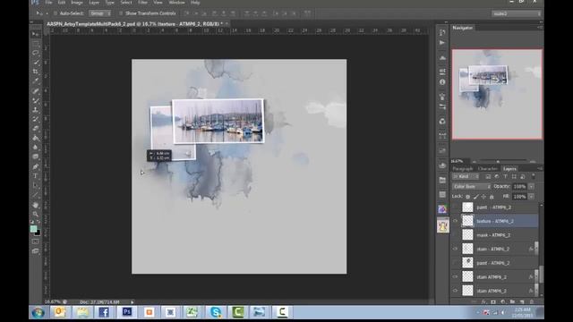 PHOTOSHOP: Anna Aspnes template hack tutorial смотреть онлайн