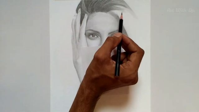 Priyanka Chopra Drawing Using Graphite Pencil |Timelapse| |Fine Sketch Art| смотреть онлайн