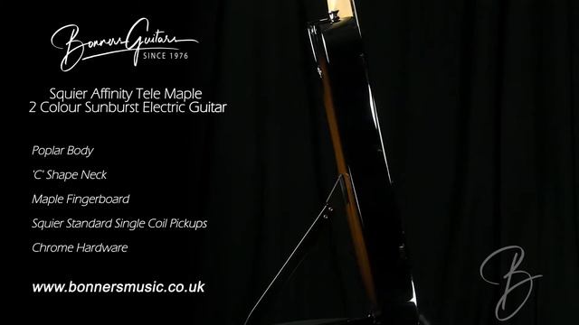 Squier Affinity Tele Maple 2 Colour Sunburst Electric Guitar смотреть онлайн