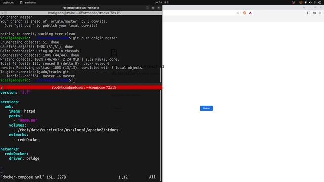 Docker Compose, Apache com currículo смотреть онлайн