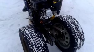 культиватор Крот - задний ход