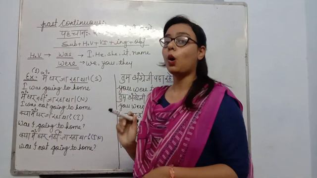 Past continuous (part - 5) by khushboo ma'am смотреть онлайн