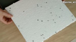 НОВОГОДНИЙ ДОМИК из потолочной плитки/DIY NEW YEAR TILES HOUSE