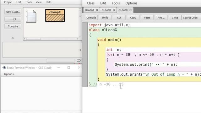 ICSE Class 9 - Java Programming I - Introduction to Loop C iii смотреть онлайн