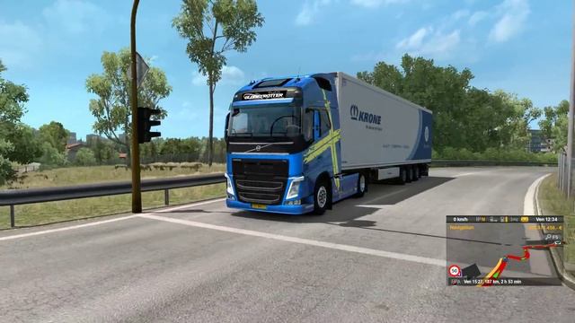Euro Truck Simulator 2 Volvo D13K engine sounds release смотреть онлайн
