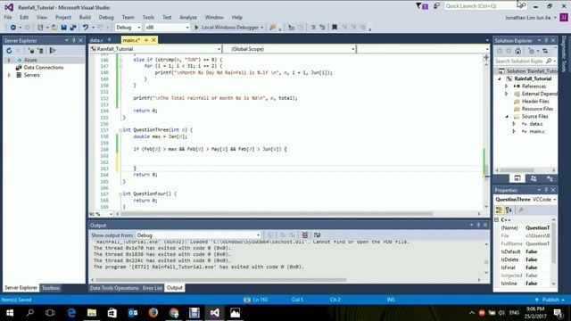 Learn C Programming Tutorial | Compare Array, Get Max Value in Array for Rainfalls Tutorial part 5 смотреть онлайн