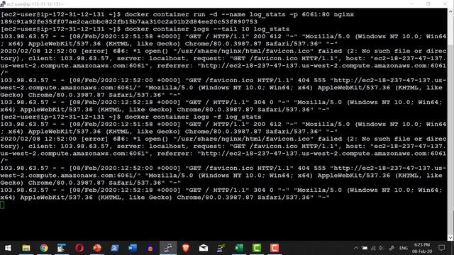 Docker Container Log Top Stats - Video 15 смотреть онлайн