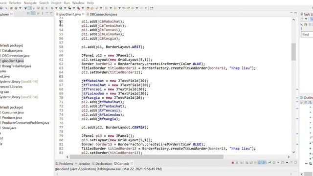 doAn src giaoDien1 java Eclipse IDE 2021 03 22 21 56 04 смотреть онлайн