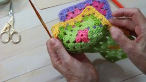 Самый правильный способ обвязки пледа. Как обвязать край изделия крючком? Granny Blanket.