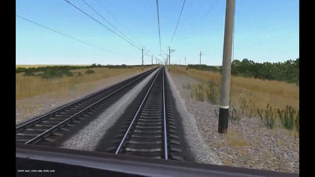 Обкатка перегона Сокологорное-Акимовка (Карта Мелитополь-Геническ) смотреть онлайн