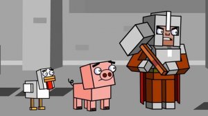 Minecraft: Dungeons (Анимация) | Сердце Обитателя Края ФИНАЛ | Блок-отряд (Рус.Дубляж)