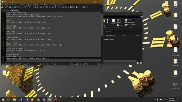 JAVA Data Types смотреть онлайн