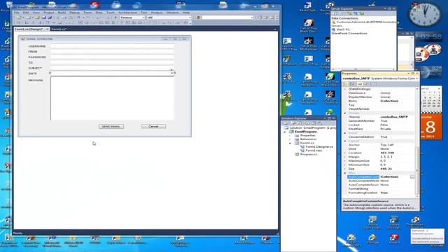 Send Email from C# and the SQL Program Part 2 смотреть онлайн