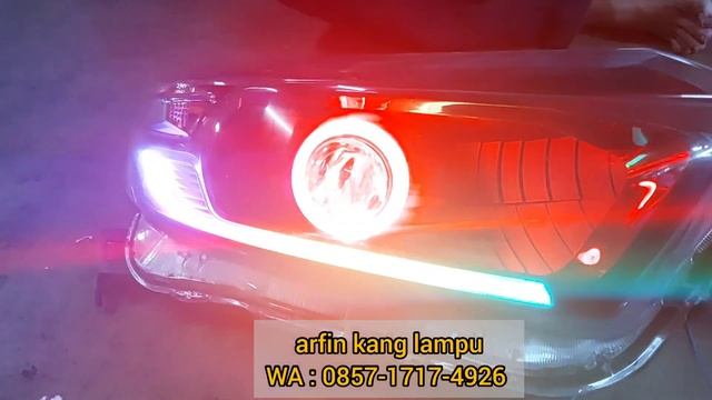 CUSTOM HEADLAMP HONDA BRIO | SIAP KIRIM KE MADURA | Pasang Projie Biled VAHID E3 Pro & DRL RGB смотреть онлайн