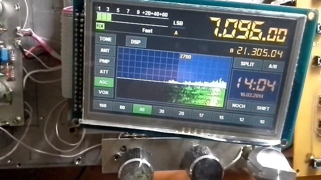 Синтезатор для трансивера на STM32F103ZET смотреть онлайн