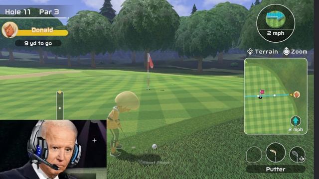 US Presidents Play Switch Sports Golf (Classic A) - Part 1 смотреть онлайн