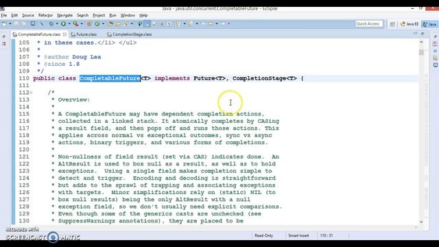 CompletableFuture Java 8 Concurrency API смотреть онлайн