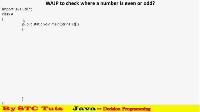 if else Program in Java आइए हिंदी में समझें Ex. Even or Odd смотреть онлайн
