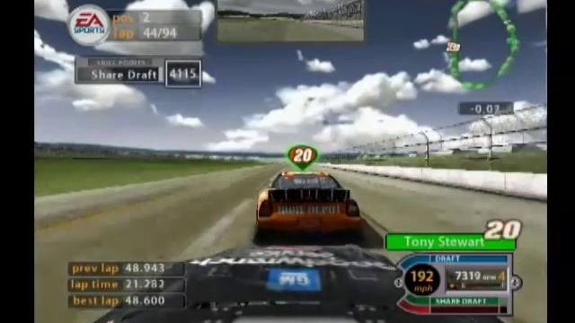NASCAR 2005: Chase For The Cup (PS2) Gameplay: 94 Laps At Talladega смотреть онлайн