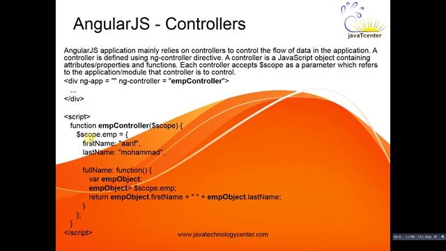 angularjs controller смотреть онлайн