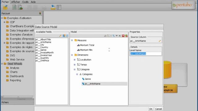 Pentaho 3.7 CE - Modéliseur en ligne смотреть онлайн