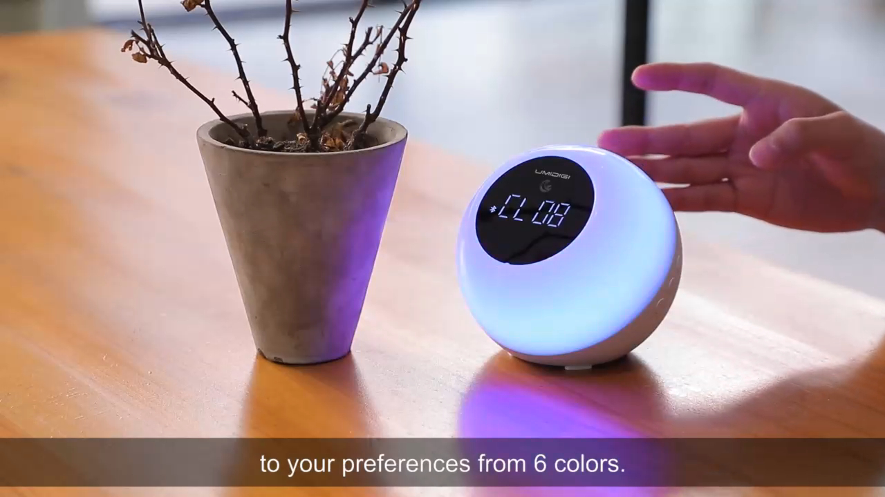 Световой будильник-колонка от UMIDIGI смотреть онлайн