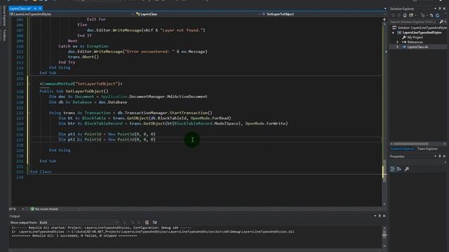 S6-10 Setting a Layer to an Object using VB.NET смотреть онлайн