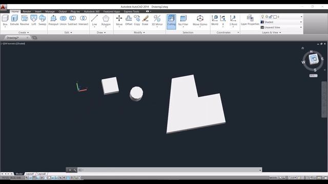 AutoCAD 3D Basic Start for Beginners, Learn CAD Online Free #Tutorial смотреть онлайн