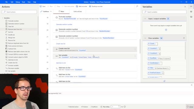Variables Actions in Power Automate Desktop смотреть онлайн