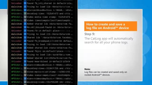How to create and save a log file on Android™ device on LG L9 смотреть онлайн