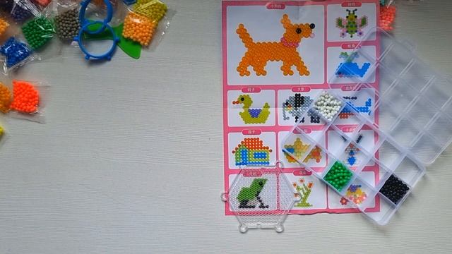 Аквамозайка Magic beads. Распаковка, обзор, тестирование набора из магазина Kazan Express смотреть онлайн