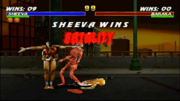 [PS1] [MK] Mortal Kombat Trilogy - Sheeva  Classic brutality & fatality & animality Playstation 1